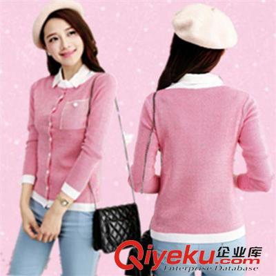 女式毛衣 針織衫 批發(fā)2015秋裝新款 韓版時(shí)尚開衫女針織衫 豎條紋長袖半高圓領(lǐng)毛衣圖片|女式毛衣 針織衫 批發(fā)2015秋裝新款 韓版時(shí)尚開衫女針織衫 豎條紋長袖半高圓領(lǐng)毛衣產(chǎn)品圖片由漢川市金玉韓版服裝店公司生產(chǎn)提供-企業(yè)庫網(wǎng)