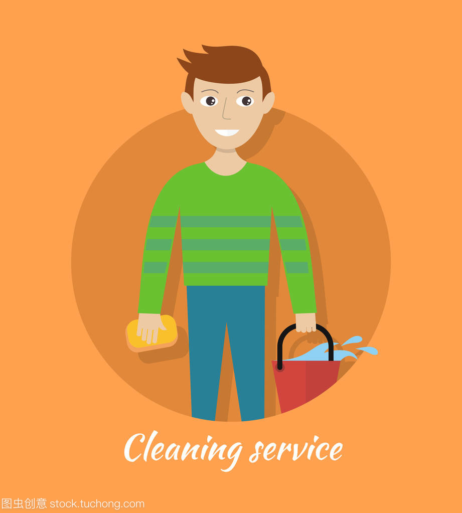 清潔服務(wù)中的經(jīng)典工具 水桶與海綿的專業(yè)應(yīng)用